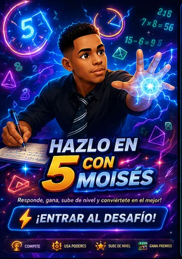 Hazlo en 5 Minutos con Moisés. Toca para entrar.